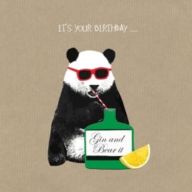 Gin and Bear It Card