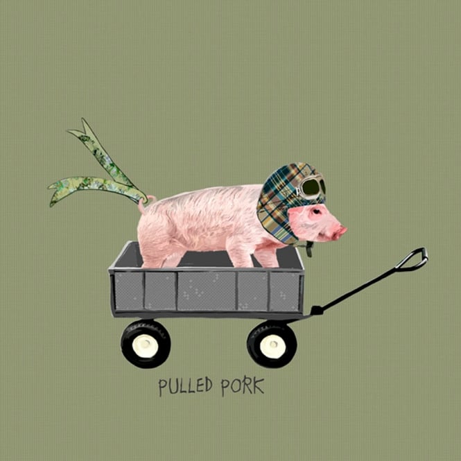 Sally Scaffardi Design Pulled Pork Card