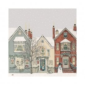 Snowy Street Pack of 6 Christmas Cards