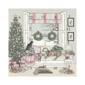 Waiting For Father Christmas Advent Calendar Card
