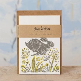 Headlong Hare Notecard Pack