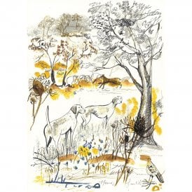 Hounds Unframed Print