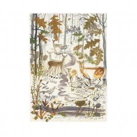 Muntjac Deer Unframed Print