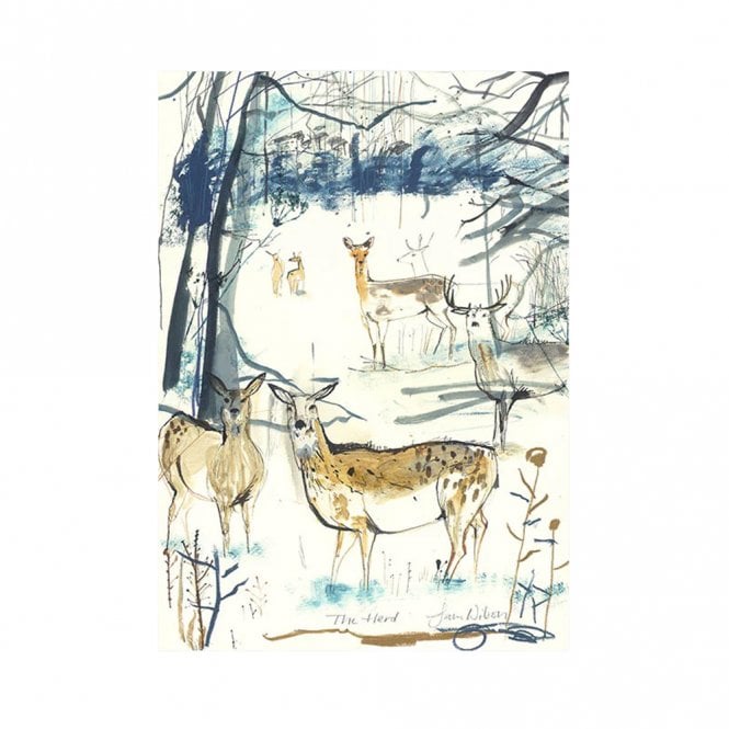 Sam Wilson Studio The Herd Unframed Print