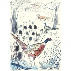The Pheasant & The Fox Unframed Print
