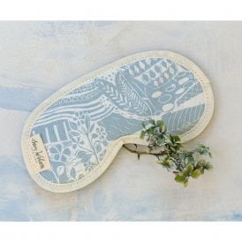 Through The Fields Duck Egg Blue Eye Mask