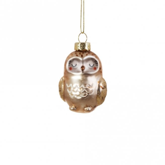 Sass & Belle Baby Owl Shaped Bauble