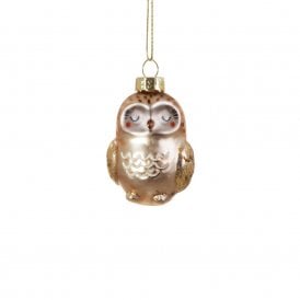 Baby Owl Shaped Bauble