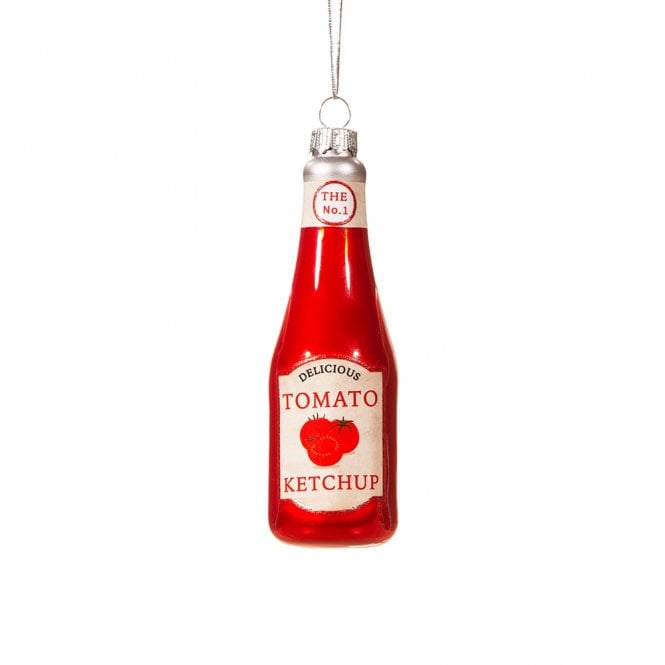 Sass & Belle Ketchup Bottle Shaped Bauble