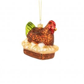 Roosting Hen Bauble