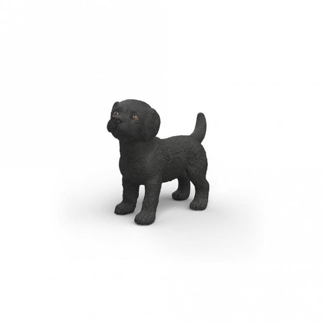 Schleich Black Labrador Retriever Puppy Toy Figurine
