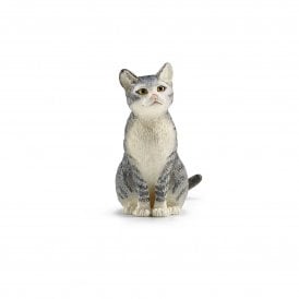 Cat, Sitting Toy Figurine
