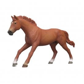English Thoroughbred Stallion Toy Figurine
