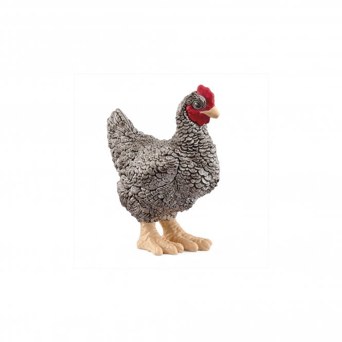Schleich Plymouth Rock Chicken Toy Figurine