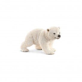 Polar Bear Cub, Walking Toy Figurine