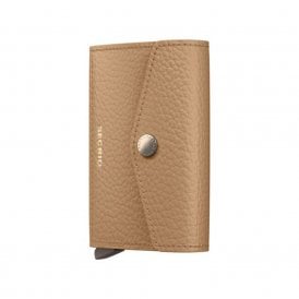 Leather Envelope Wallet Pebble Cappuccino