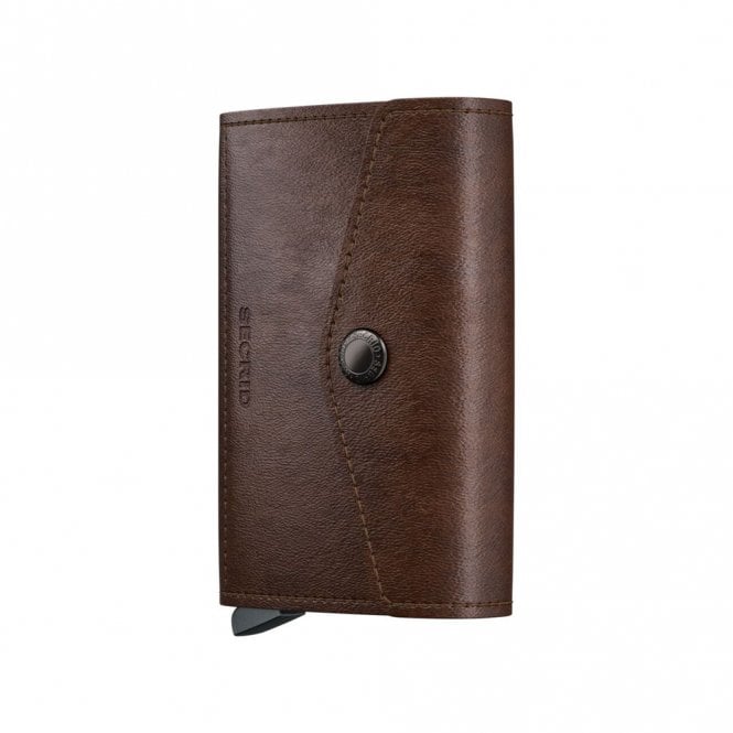 Secrid Leather Envelope Wallet Vintage Chocolate