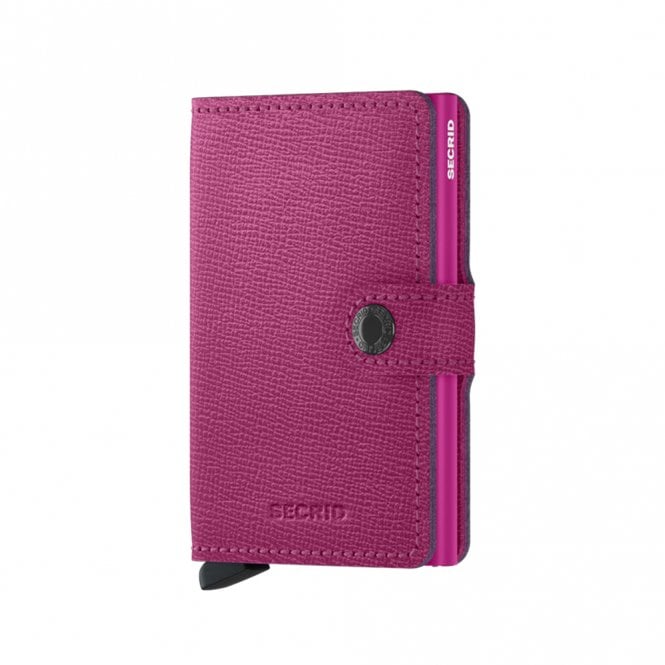 Secrid Leather Miniwallet Crisple Fuchsia