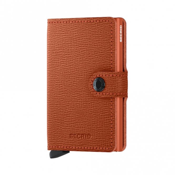 Secrid Leather Miniwallet Crisple Pumpkin