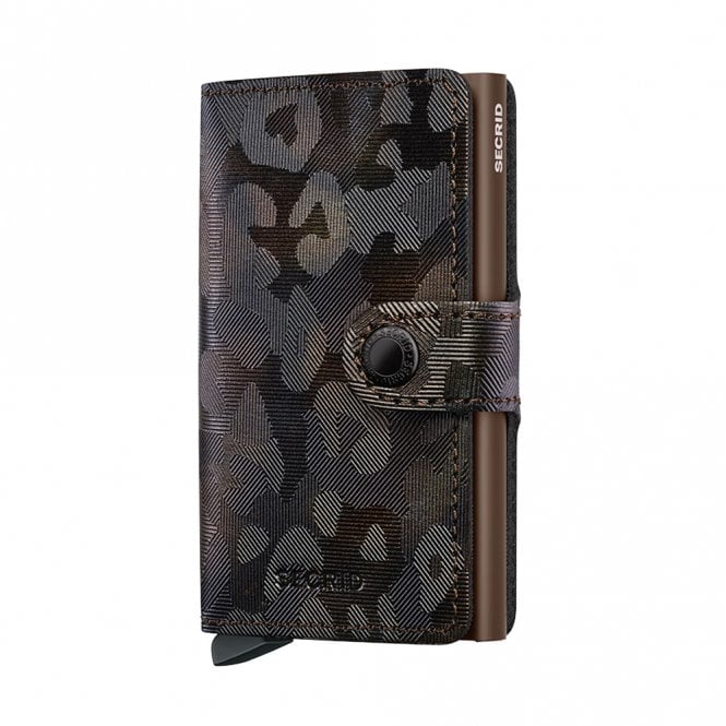 Secrid Leather Miniwallet Jungle Brown