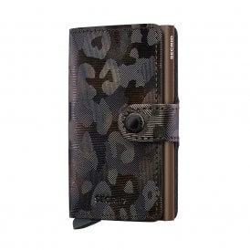 Leather Miniwallet Jungle Brown