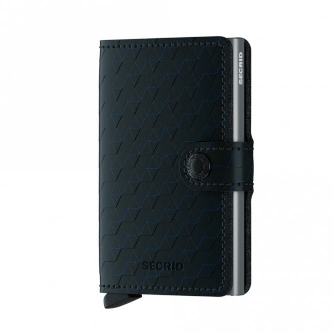 Secrid Leather Miniwallet Optical Black Titanium