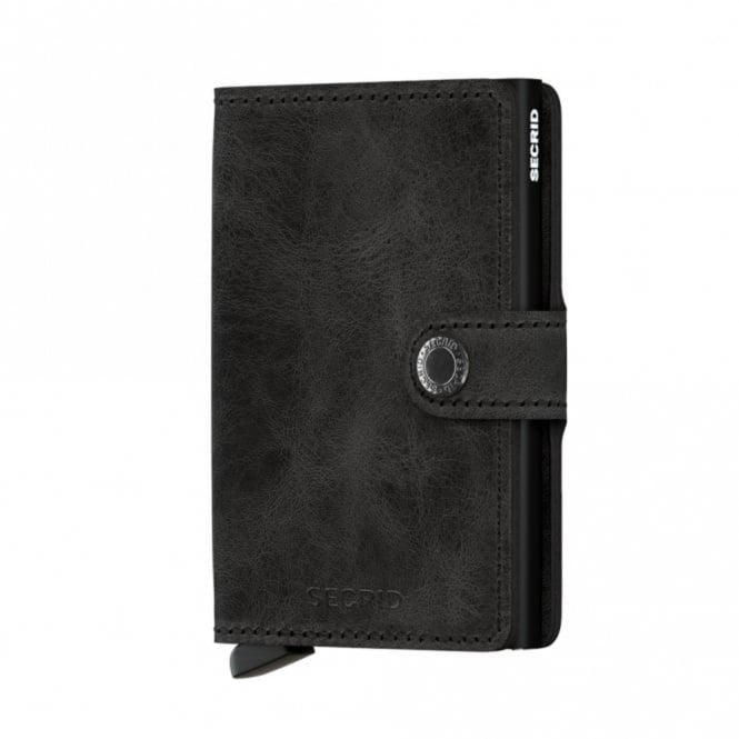 Secrid Leather Miniwallet Vintage Black