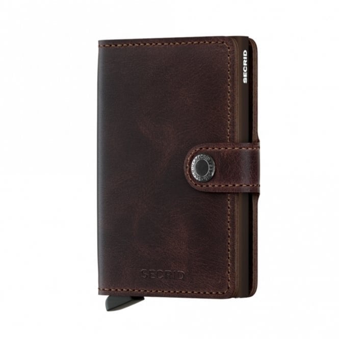 Secrid Leather Miniwallet Vintage Chocolate