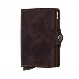 Leather Twinwallet Vintage Chocolate