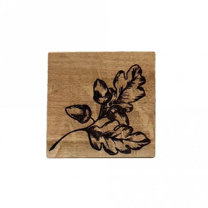 Selbrae House Autumn Acorns Oak Coaster