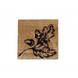 Autumn Acorns Oak Coaster