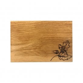 Autumn Acorns Oak Serving Board