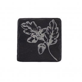 Autumn Acorns Slate Coaster