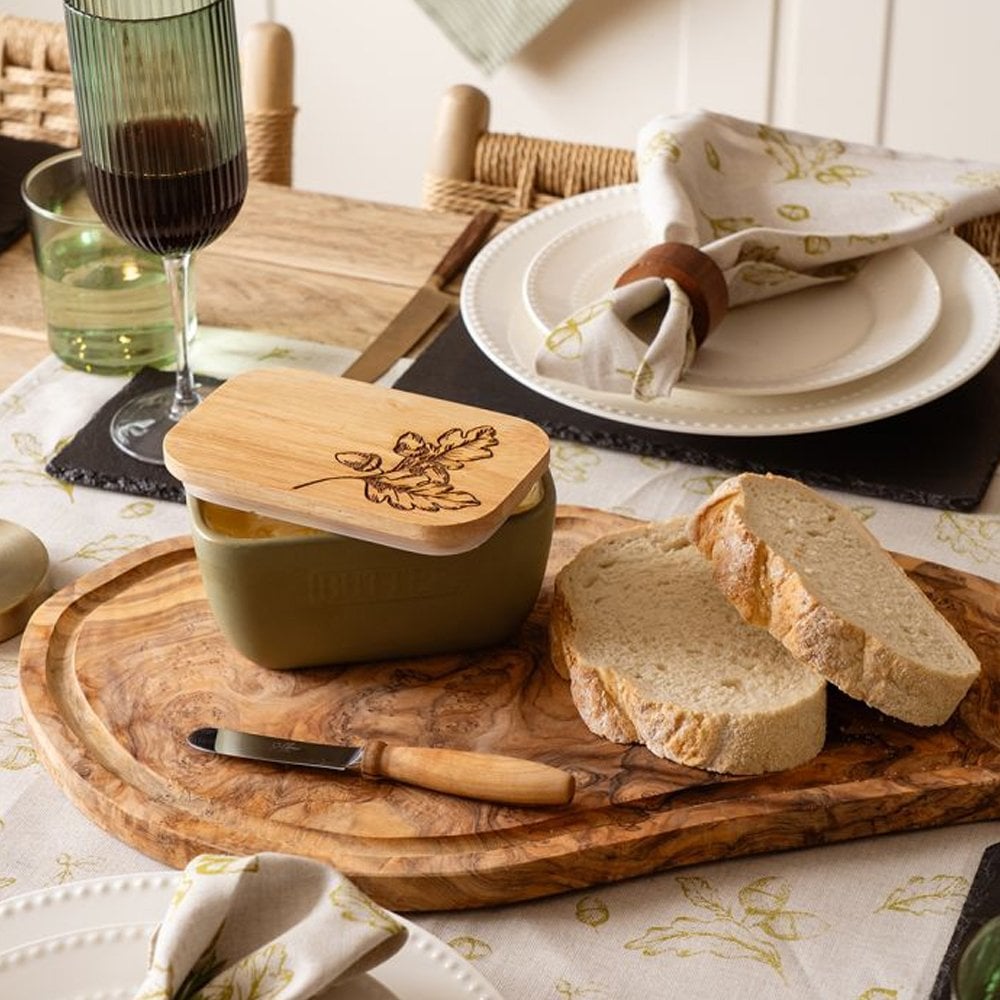 IHR Ideal Home Papierservietten – Design „ACORNS AND LEAVES“ In Braun, 20 Stück