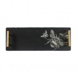 Bee Slate Small Serving Tray