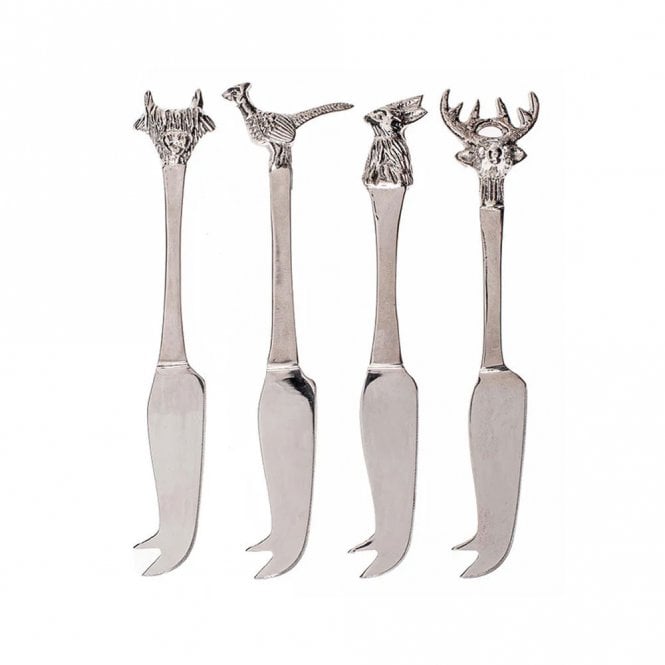 Selbrae House Country Animals Mini Cheese Knives Set of 4