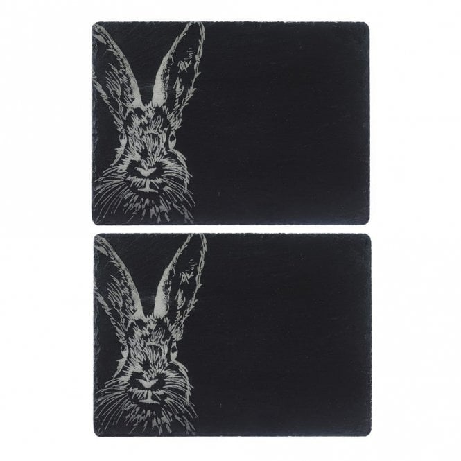 Selbrae House Hare Slate Placemats - Set of 2