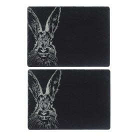 Hare Slate Placemats - Set of 2