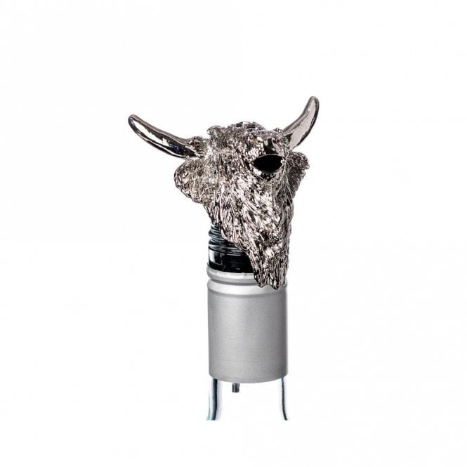 Selbrae House Highland Cow Wine Bottle Pourer