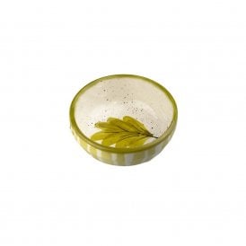 Oak Leaf Ceramic Dip Bowl