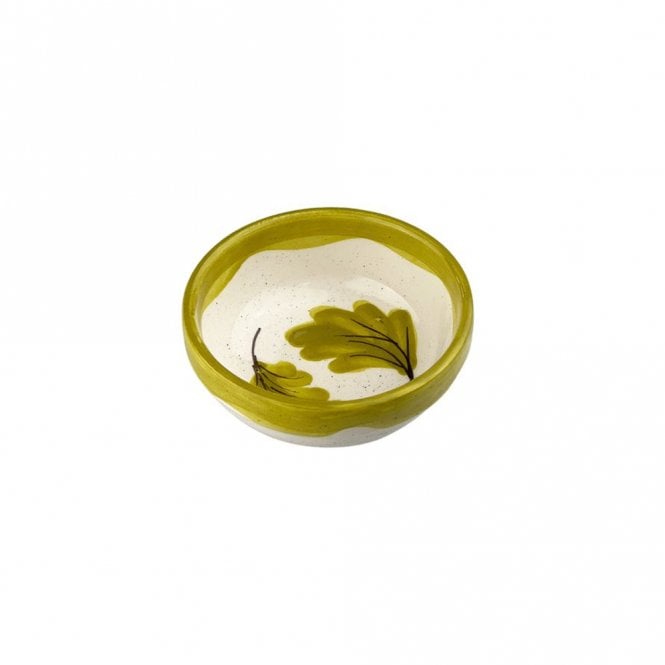 Selbrae House Oak Leaves Ceramic Dip Bowl
