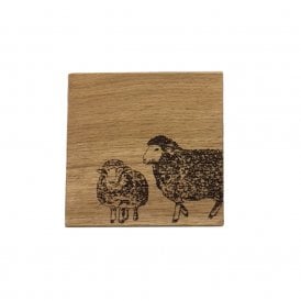 Sheep Oak Coaster