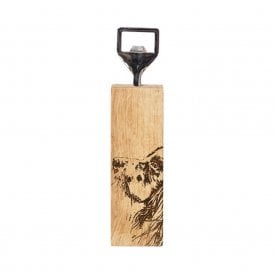 Spaniel Oak Bottle Opener