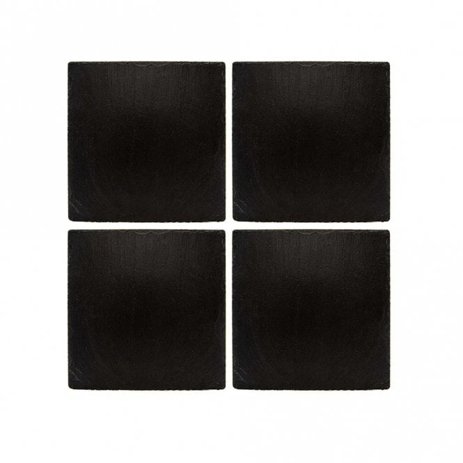 Selbrae House Square Slate Coasters - Set of 4