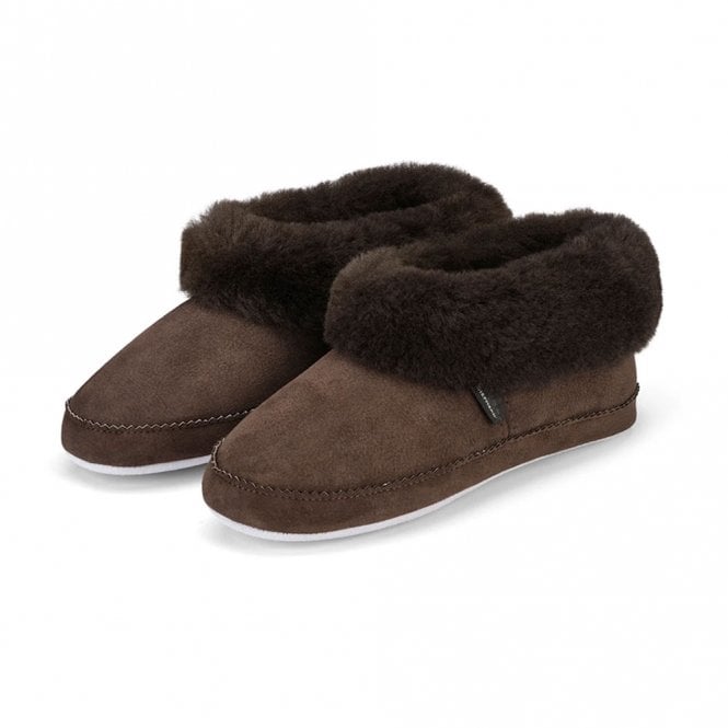 Shepherd of Sweden Emmy Moro Sheepskin Slippers