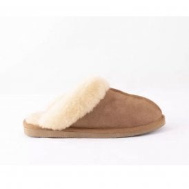 Jessica Chestnut Sheepskin Slippers