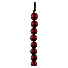 Burgundy Ball Garland 180cm