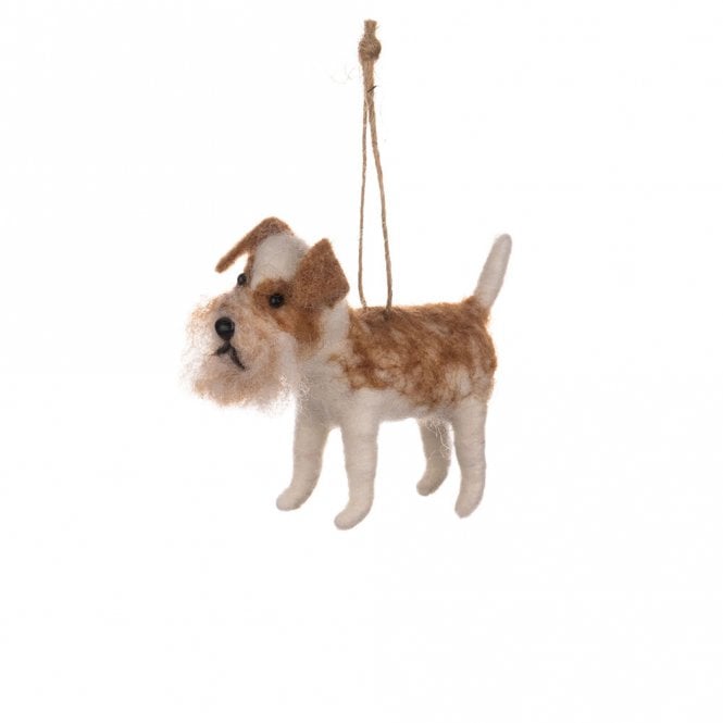 Shoeless Joe Bearded Dog Hanging Decoration