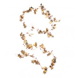 Golden Star and Berry Garland