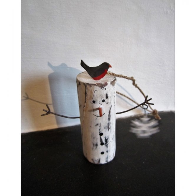 Shoeless Joe Hug Me Snowman Standing Decoration